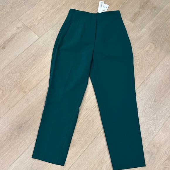 Zara Pants - Zara Teal Ankle Pants